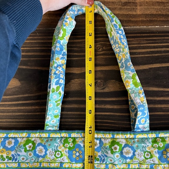 Vera Bradley Blue and Green Floral Shoulder Bag - Picture 3 of 7
